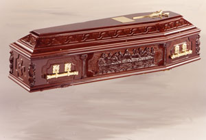 Picture - The Last Supper coffin