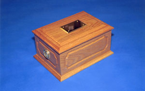 Picture - Solid Oak Casket