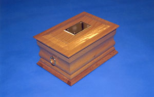 Picture - Solid Oak Casket